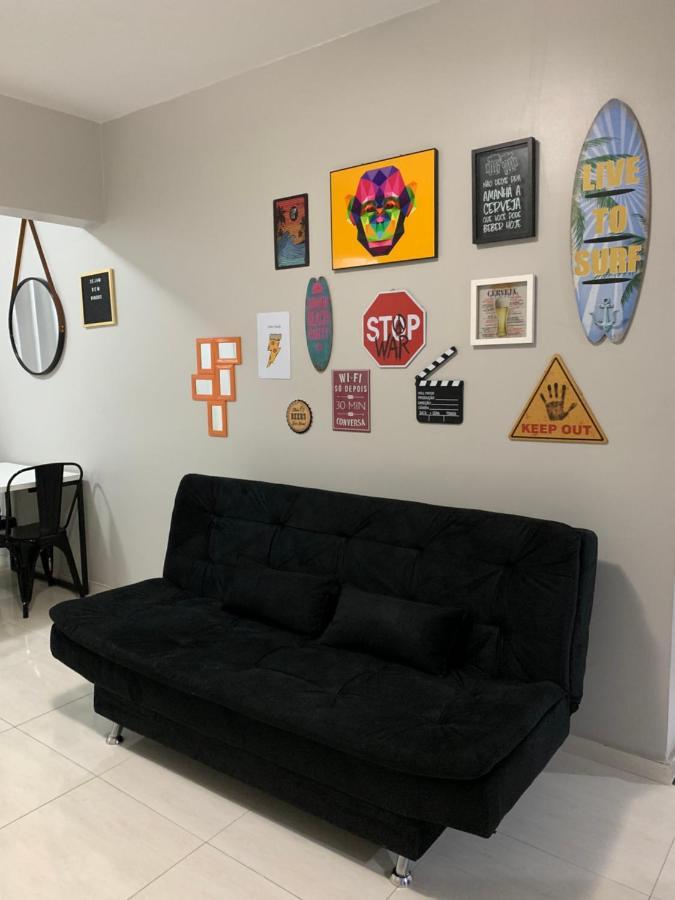 Apartamento Pé na Areia - Santos Exterior foto